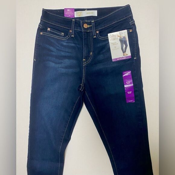 Levi Strauss Gold Signature Women’s Simply Stretch Mid Rise Skinny Jeans Sz 4 - Picture 10 of 16